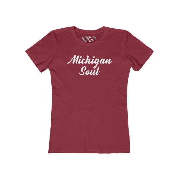 "Michigan Soul" Women's The Boyfriend Tee