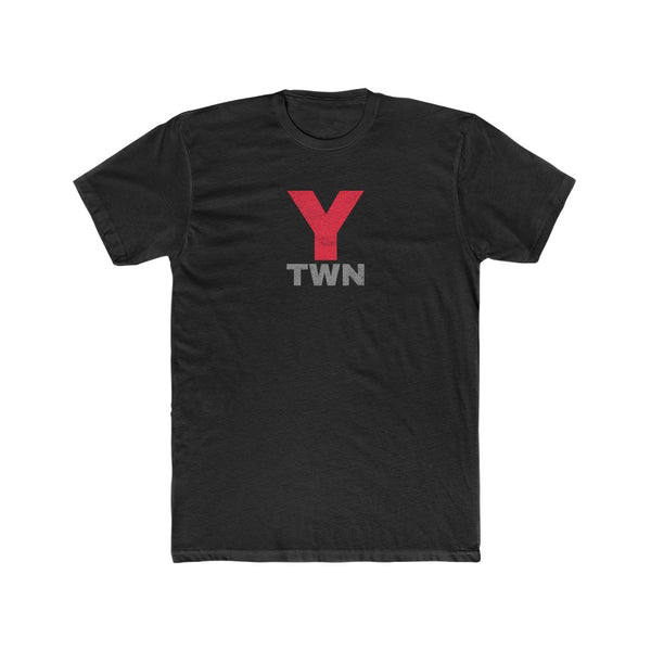 "Y TWN" Men's Cotton Crew Tee