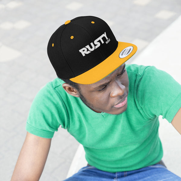 RustySoul Unisex Flat Bill Hat