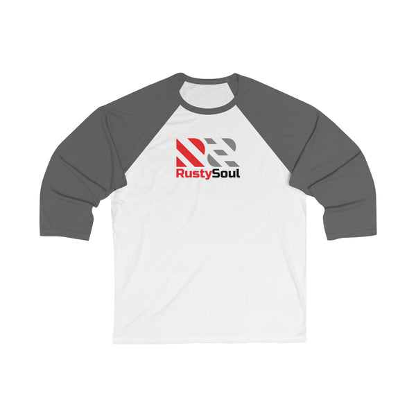 The Logo (Red & Gray) Unisex 3/4 Sleeve Baseball Tee