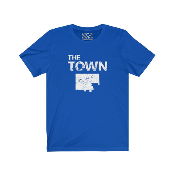 The Town 3 (White) Unisex Jersey Short Sleeve Tee