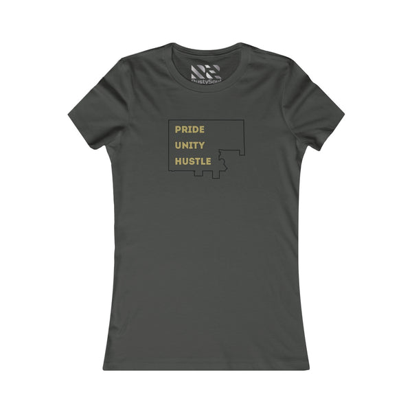 The Town "PRIDE UNITY HUSTLE" Women's Favorite Tee