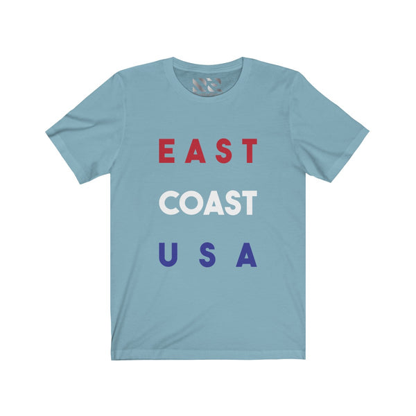 "East Coast USA" Unisex Jersey Short Sleeve Tee