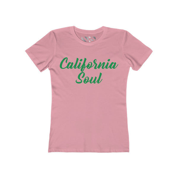 California Soul" Women's The Boyfriend Tee