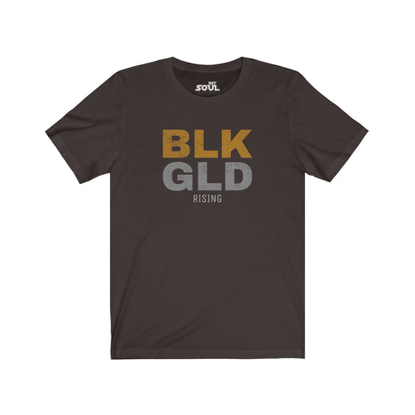BLK GLD Rising Unisex Jersey Short Sleeve Tee