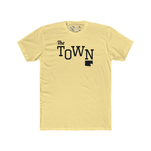 The Town 2 (Black) Men's Cotton Crew Tee