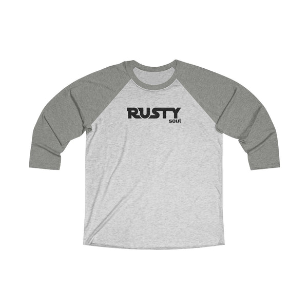 RustySoul Brand Unisex Tri-Blend 3/4 Raglan Tee