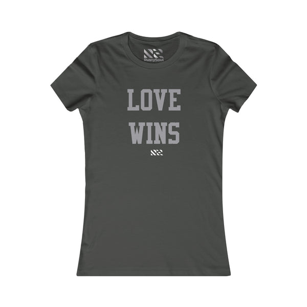 Love Wins (Gray) Women's Favorite Tee