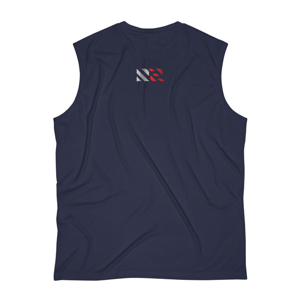"Hustle Sweat Improve" Men's Sleeveless Performance Tee
