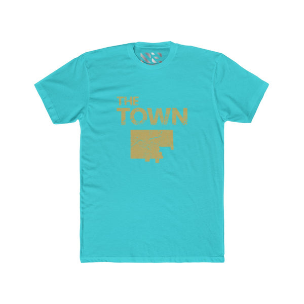 The Town 1 (Gold) Men's Cotton Crew Tee