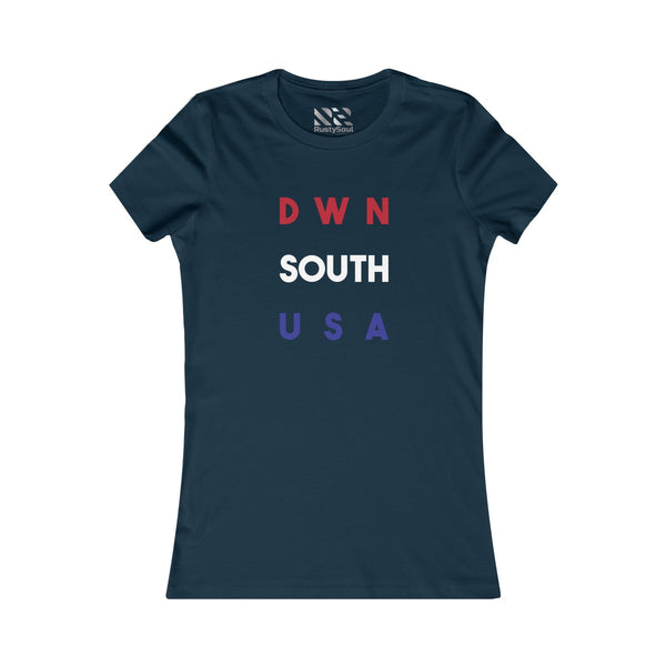 "Dwn South USA" Women's Favorite Tee