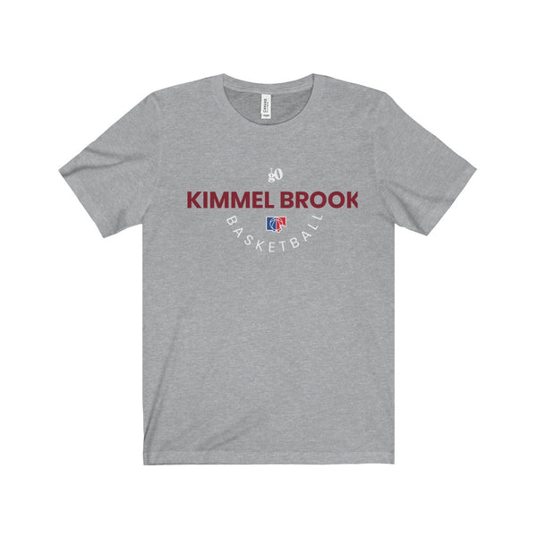 "Kimmel Brook Basketball" Unisex Jersey Short Sleeve Tee