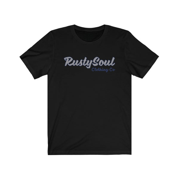 RustySoul Brand (Gray & Blue) Unisex Jersey Short Sleeve Tee