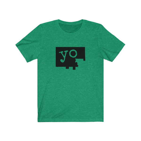 The Town "YO" (Black) Unisex Cotton Crew Tee