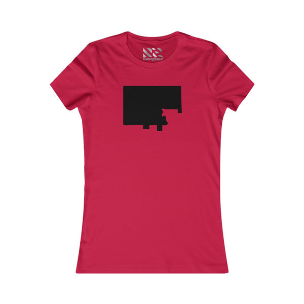 The Town "Silhouette" (Black) Women's Favorite Tee