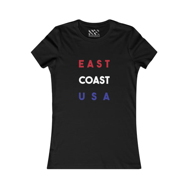 "East Coast USA" Women's Favorite Tee
