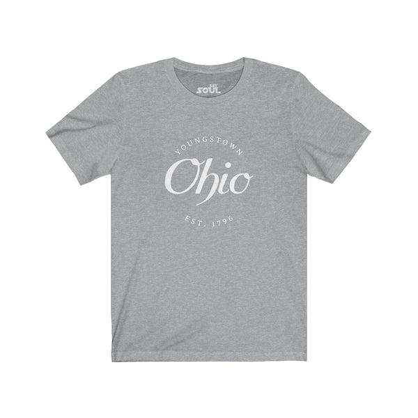 Youngstown Ohio est 1796 Unisex Jersey Short Sleeve Tee