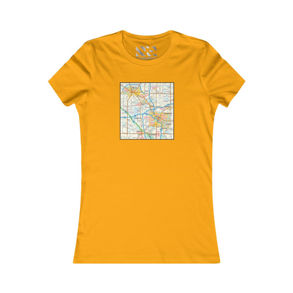 The Town "Map" 2 Women's Favorite Tee
