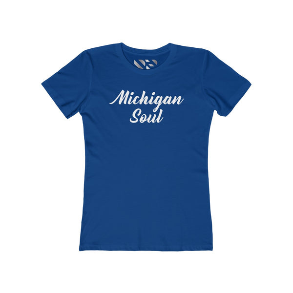 "Michigan Soul" Women's The Boyfriend Tee