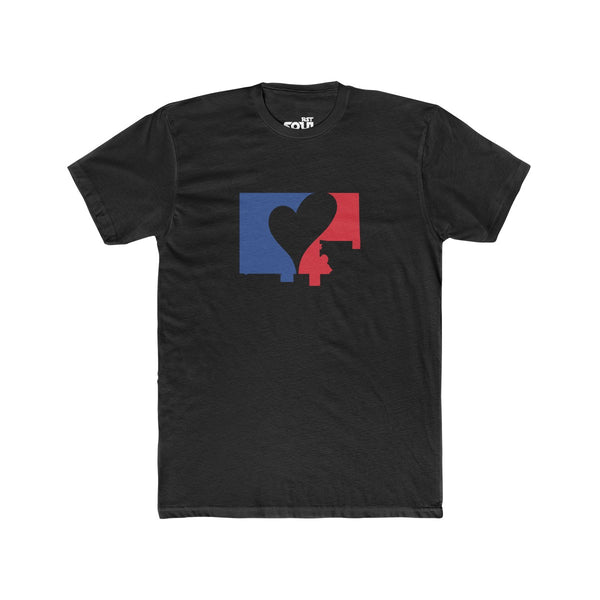 "YO Heart Map" Men's Cotton Crew Tee