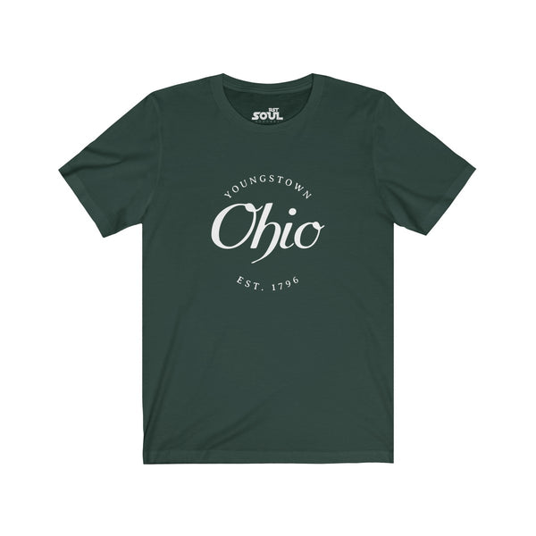Youngstown Ohio est 1796 Unisex Jersey Short Sleeve Tee