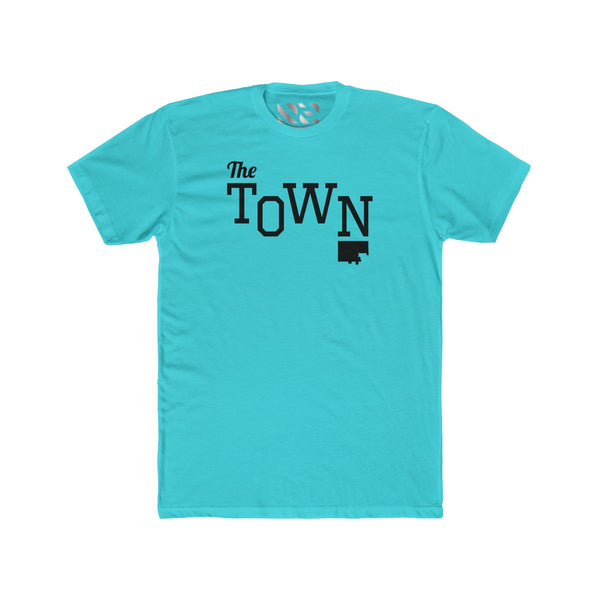 The Town 2 (Black) Men's Cotton Crew Tee