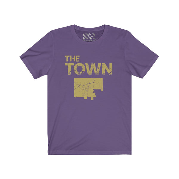 The Town 3 (Gold) Unisex Jersey Short Sleeve Tee