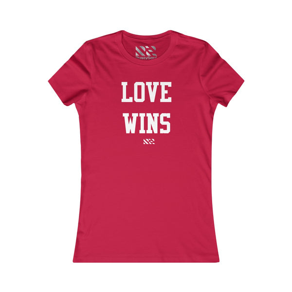 Love Wins (White) Women's Favorite Tee