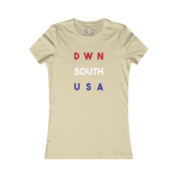 "Dwn South USA" Women's Favorite Tee