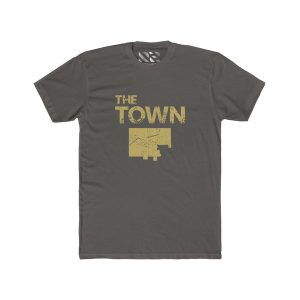 The Town 1 (Gold) Men's Cotton Crew Tee
