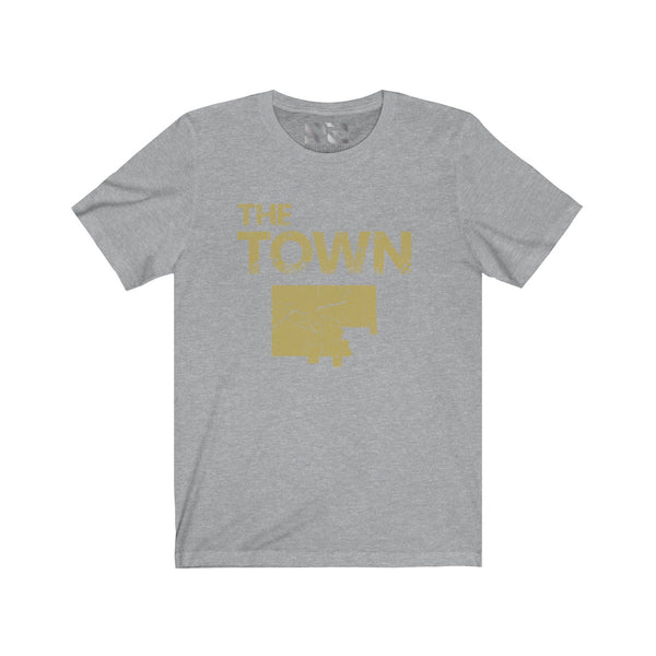 The Town 3 (Gold) Unisex Jersey Short Sleeve Tee