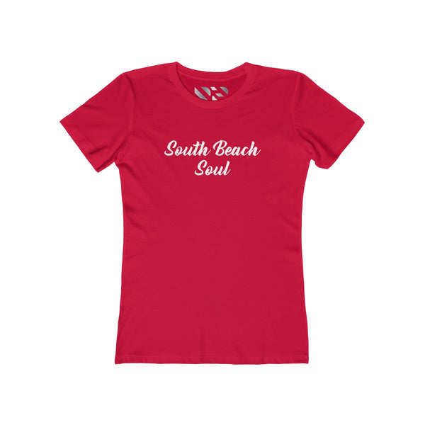 "South Beach Soul" Women's The Boyfriend Tee