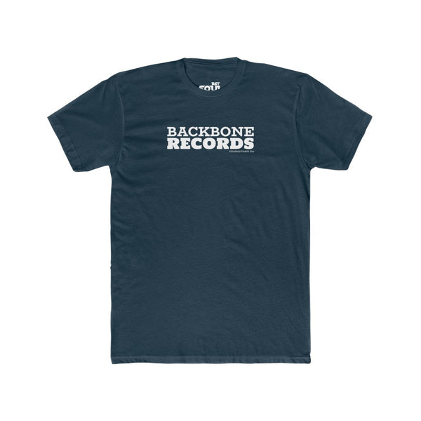 BACKBONE RECORDS Men's Cotton Crew Tee