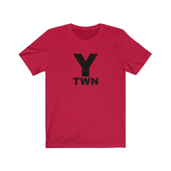 "Y TWN" Men's Cotton Crew Tee