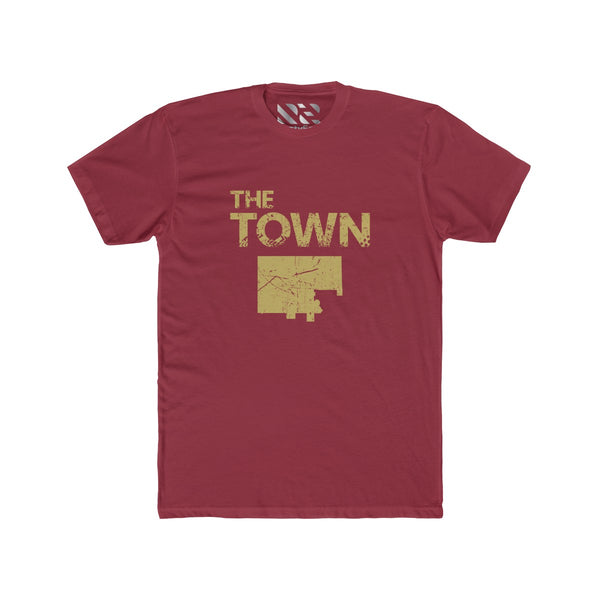 The Town 1 (Gold) Men's Cotton Crew Tee