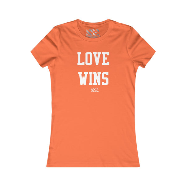 Love Wins (White) Women's Favorite Tee