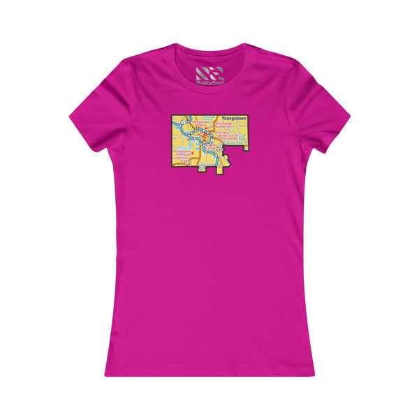 The Town "Map" Women's Favorite Tee