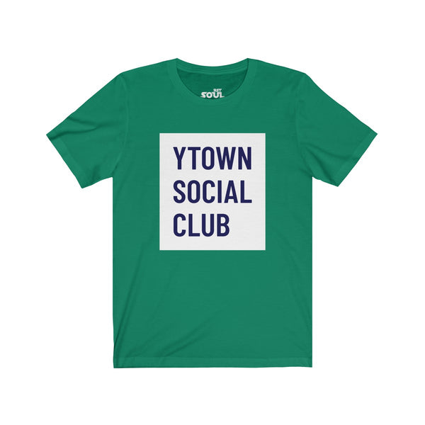 Y TOWN SOCIAL CLUB Unisex Jersey Short Sleeve Tee
