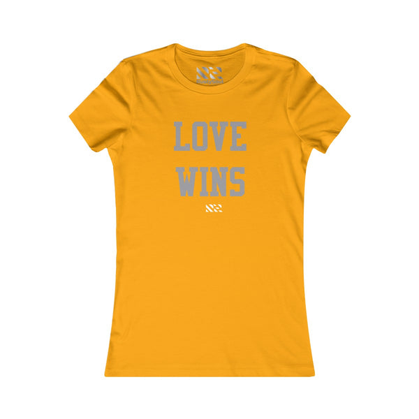 Love Wins (Gray) Women's Favorite Tee