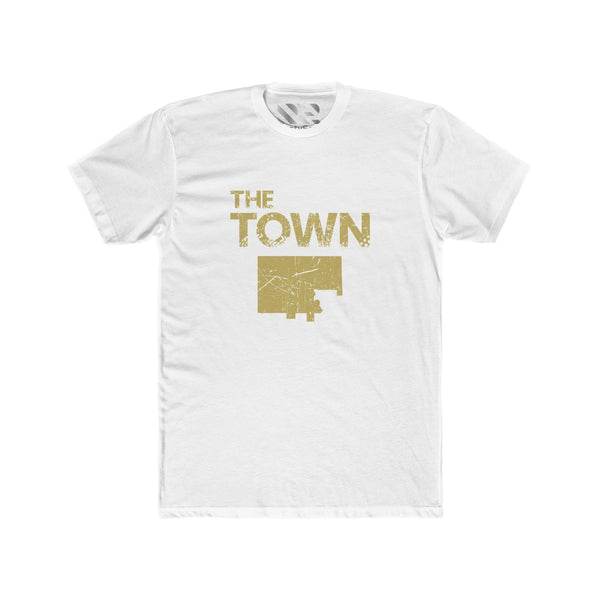 The Town 1 (Gold) Men's Cotton Crew Tee