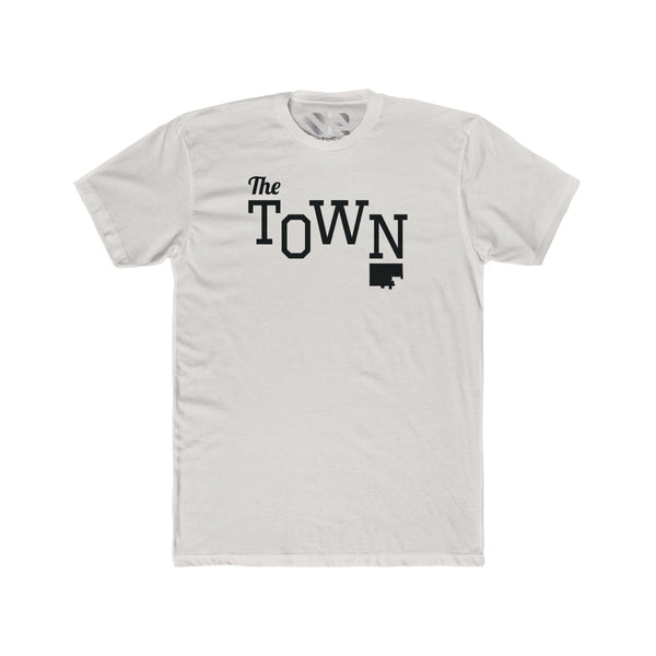 The Town 2 (Black) Men's Cotton Crew Tee