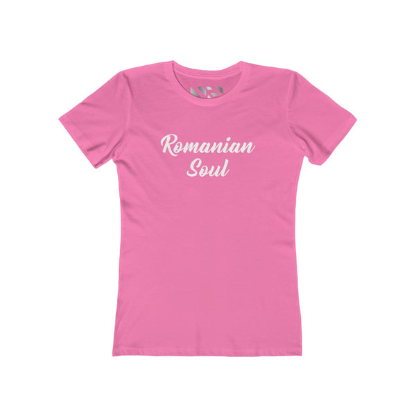 "Romanian Soul" Women's The Boyfriend Tee