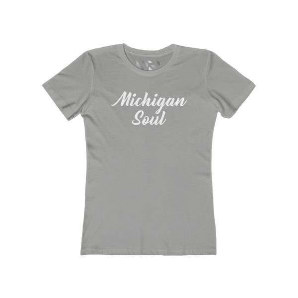 "Michigan Soul" Women's The Boyfriend Tee