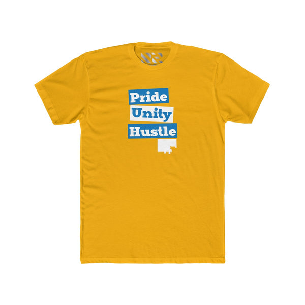 "Pride Unity Hustle" Men's Cotton Crew Tee