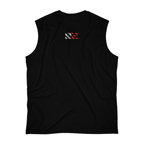 "Hustle Sweat Improve" Men's Sleeveless Performance Tee