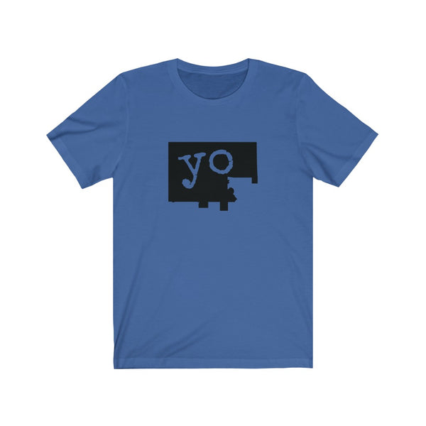 The Town "YO" (Black) Unisex Cotton Crew Tee