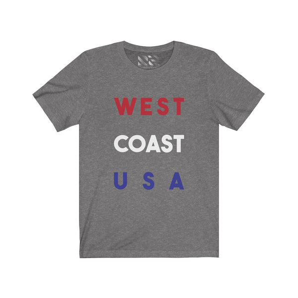 "West Coast USA" Unisex Jersey Short Sleeve Tee