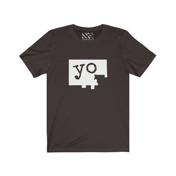 The Town "YO" (White) Unisex Jersey Short Sleeve Tee