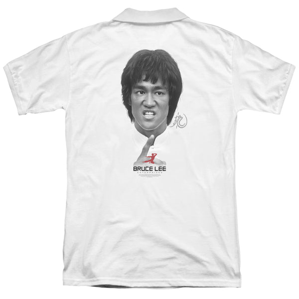 Bruce Lee - Self Help (Back Print) Mens Regular Fit Polo