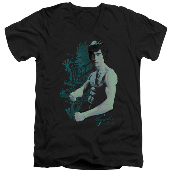 Bruce Lee - Feel Short Sleeve Adult V Neck